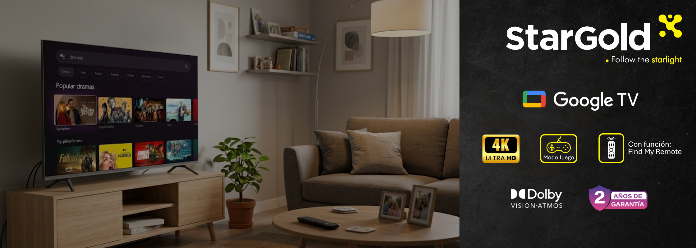 Web Banner StarGold Ambientado